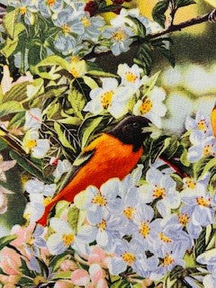 Beautiful Birds and Flowers Blanket and Gift