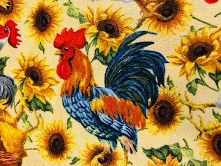Colorful Chicken and Rooster Blanket and Gift