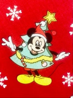 Cutest Mickey and Minnie Mouse Christmas Blanket!