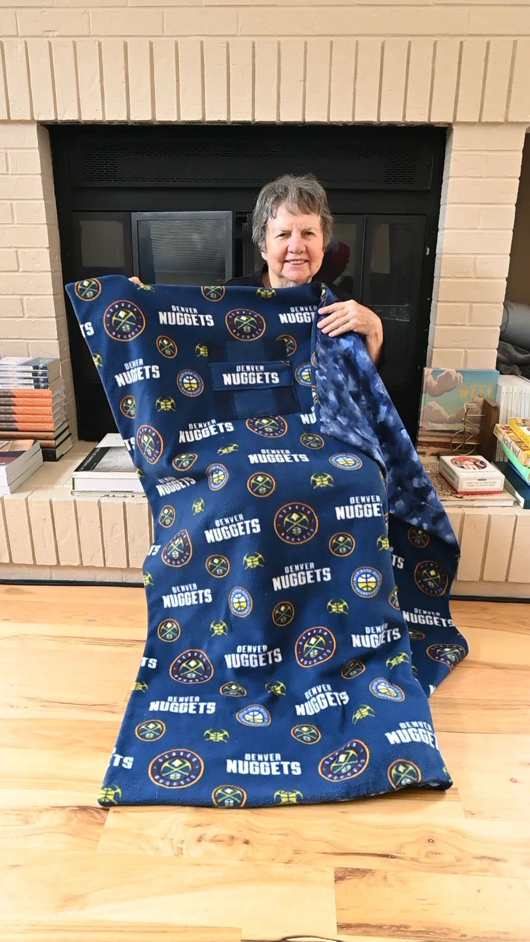 Denver Nuggets Blanket with Pocket
