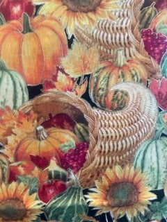Gorgeous Fall Harvest Blanket and Decor