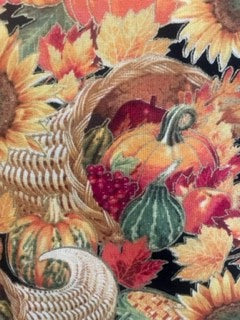 Gorgeous Fall Harvest Blanket and Decor