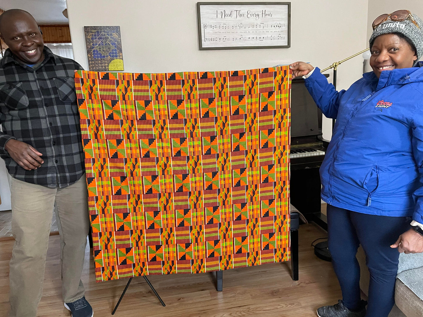 Authentic African Kente Blanket