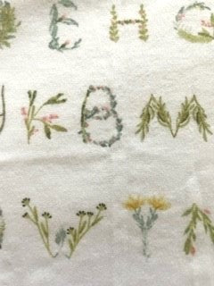 Sweet Forrest Animals and Alphabet Reversible Baby Blanket
