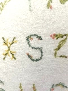 Sweet Forrest Animals and Alphabet Reversible Baby Blanket