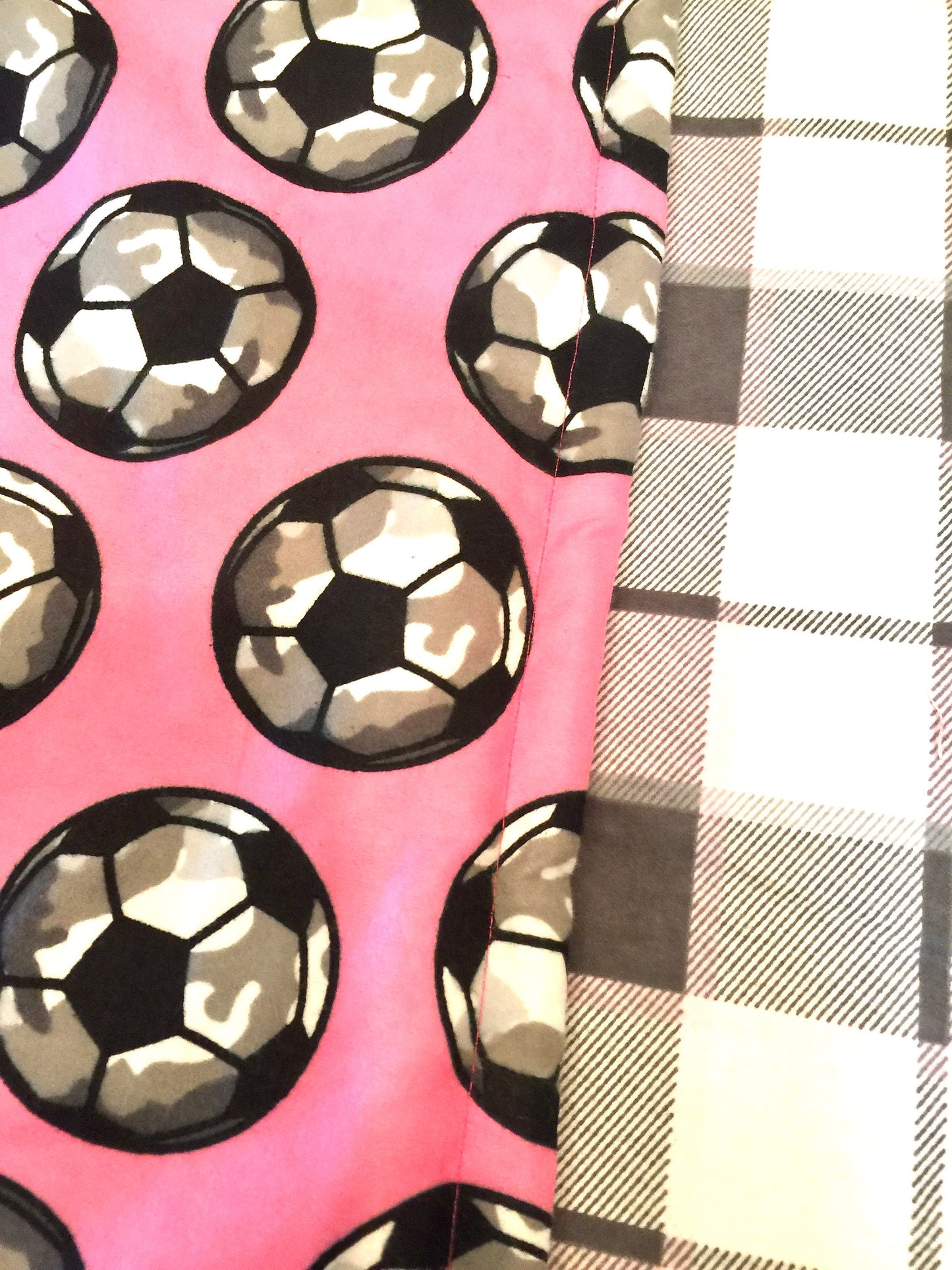 Coolest girls soccer blanket ever