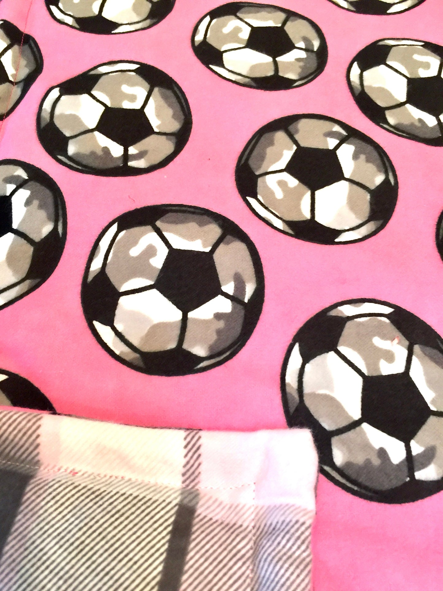 Coolest girls soccer blanket ever