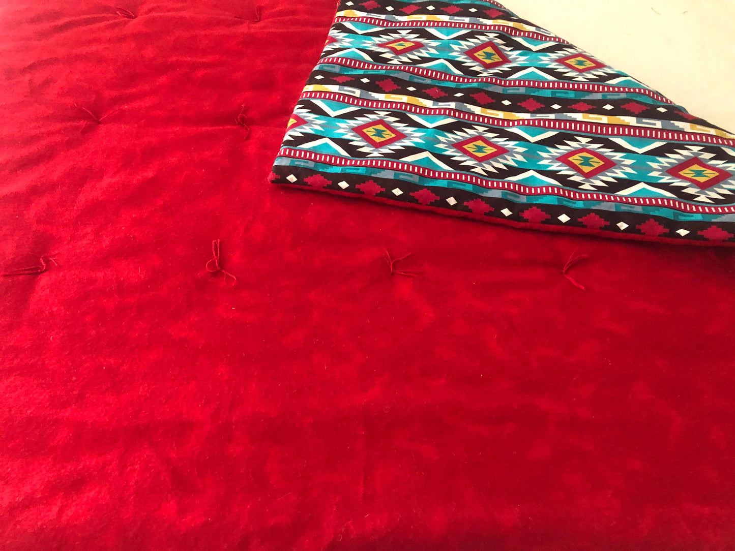 Colorful Southwest Design Quilt/Throw