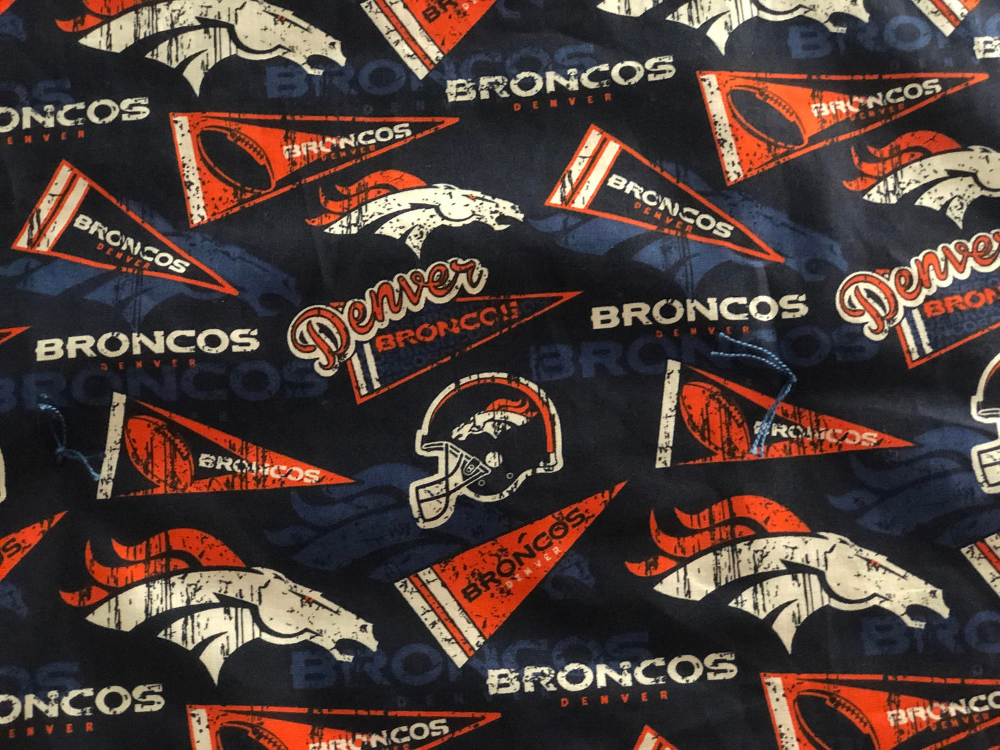 Denver Broncos Throw and Lap Quilt