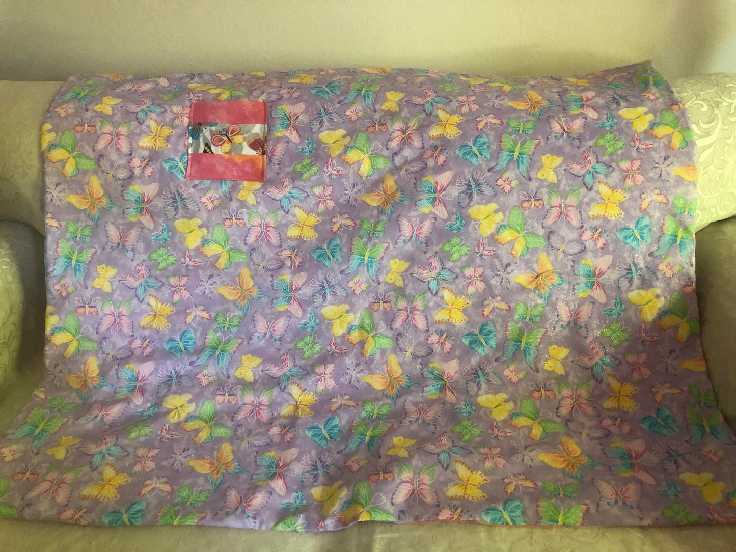 Beautiful Butterflies Reversible Blanket