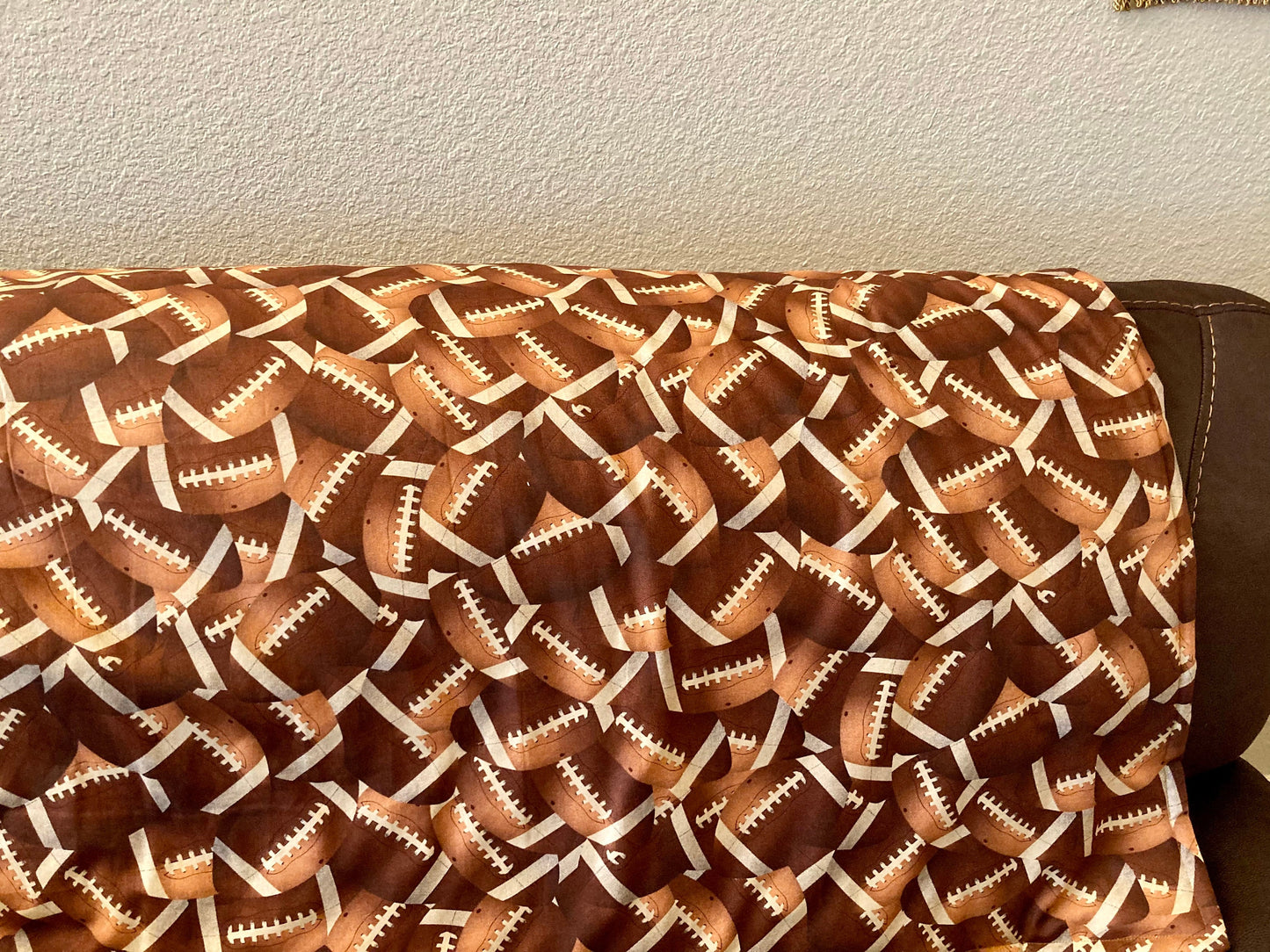 Touchdown football fan blanket!