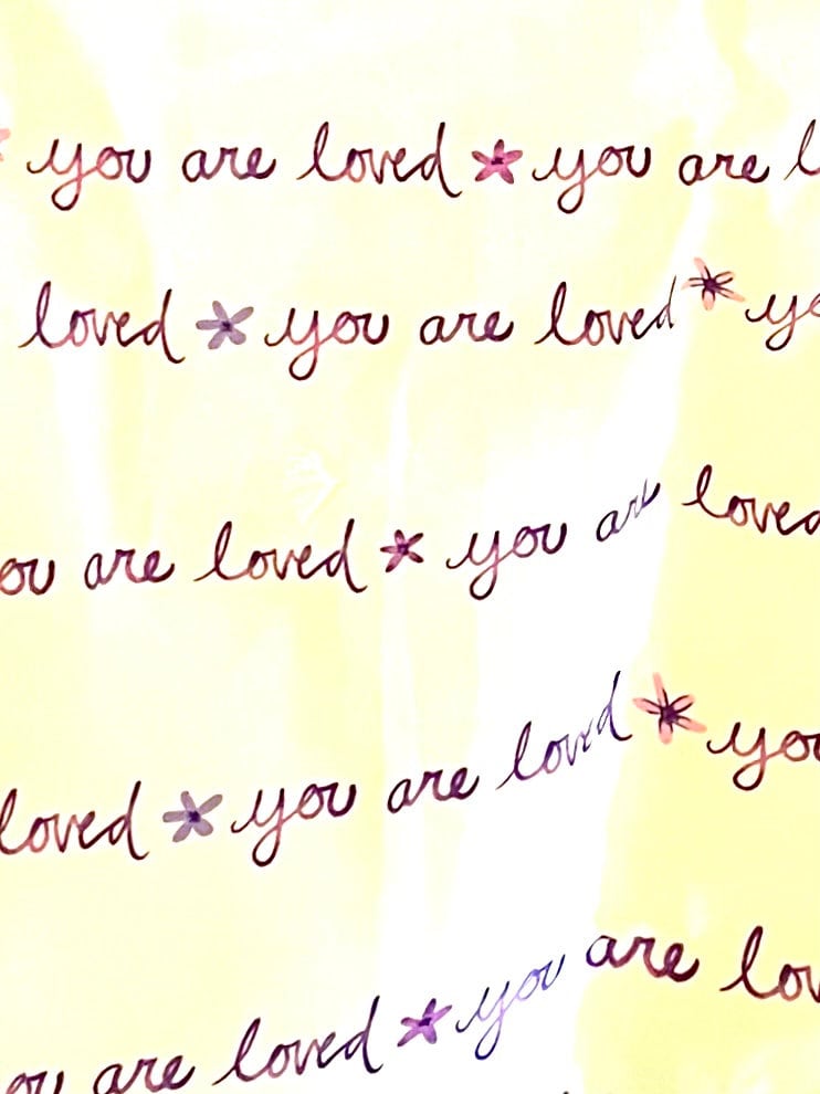 Sweet You Are Loved reversible blanket