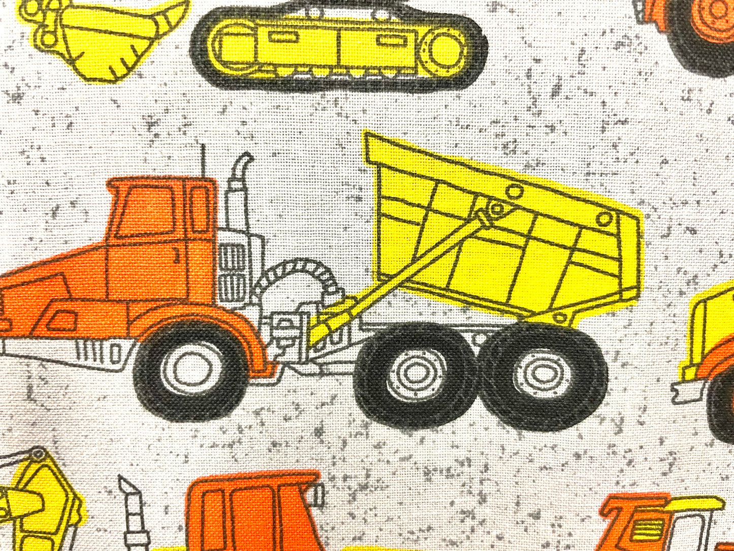 Great boys custom made construction blanket!