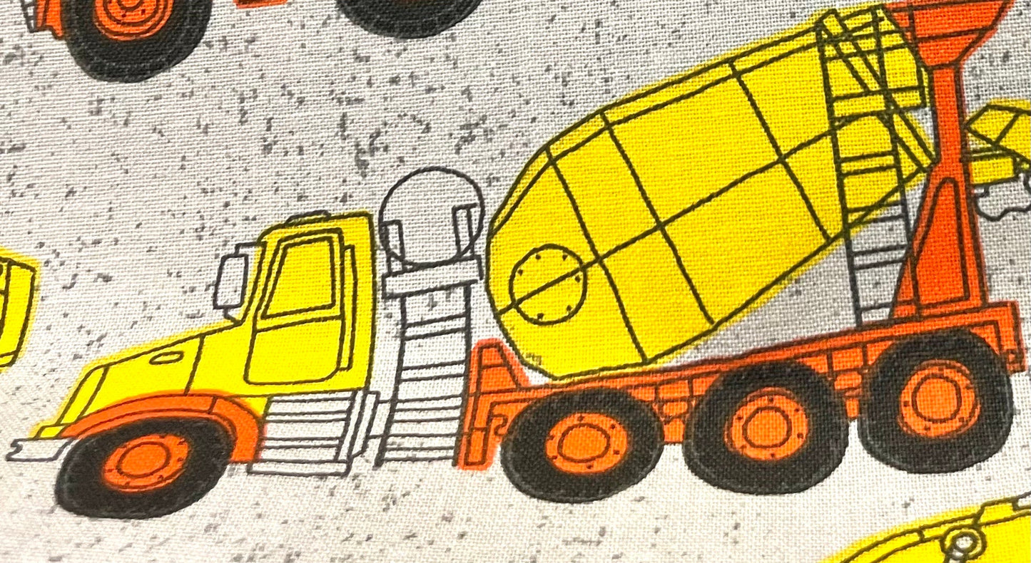 Great boys custom made construction blanket!