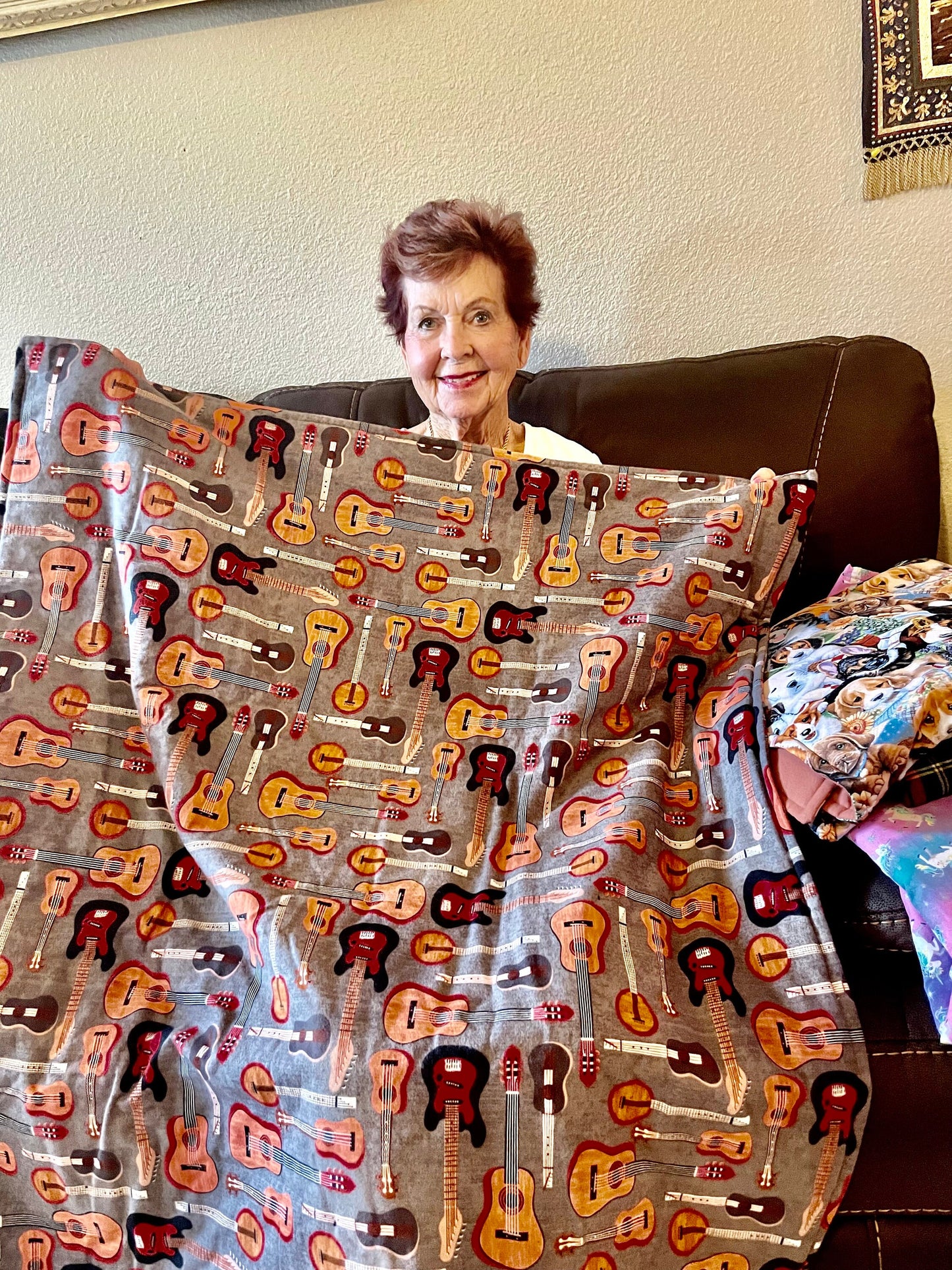 I Love Minnie Mouse reversible blanket