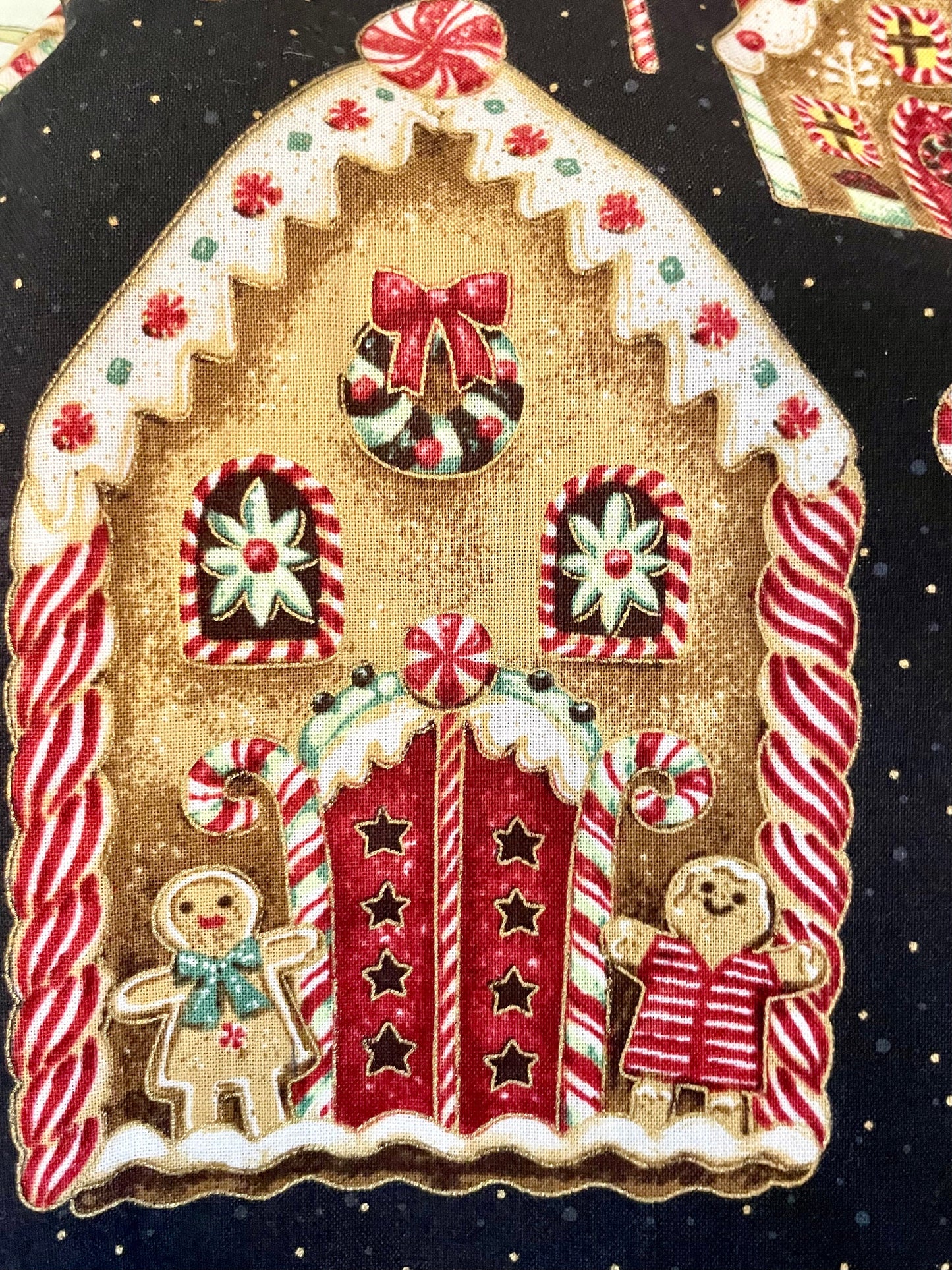 Beautiful Gingerbread Houses Christmas blanket