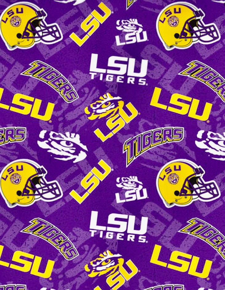 Ultimate LSU Tiger reversible blanket