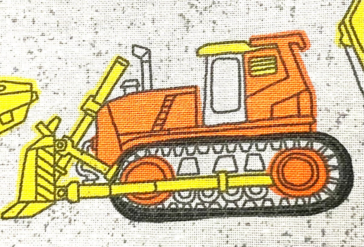 Great boys custom made construction blanket!