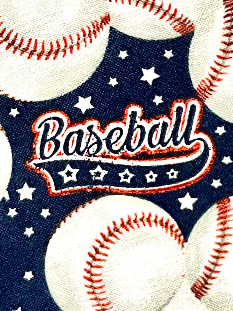 Beautiful baseball reversible blanket and decor