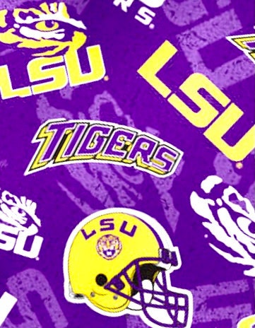 Ultimate LSU Tiger reversible blanket