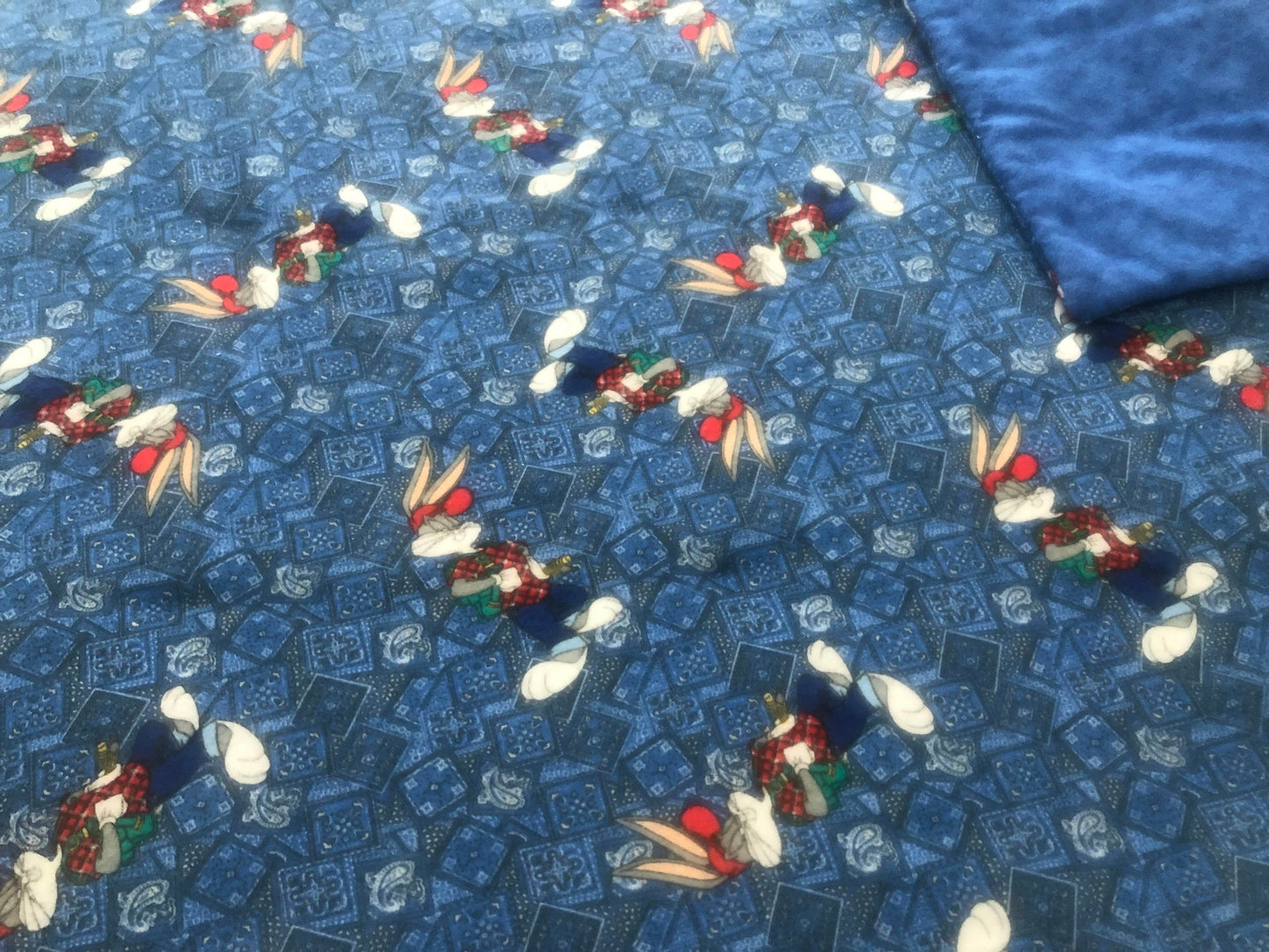 Vintage Bugs Bunny Lap Quilt Blanket