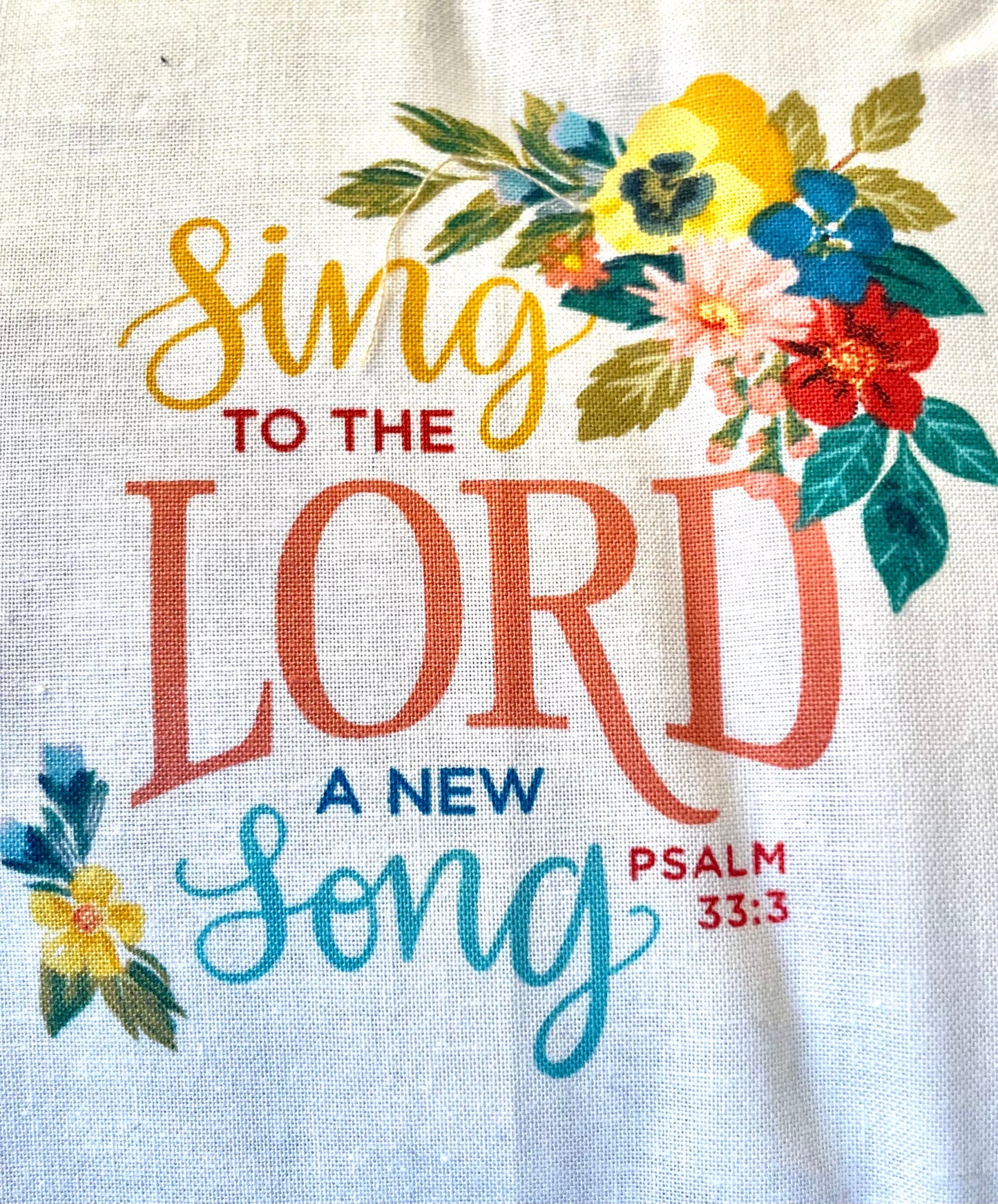 Beautiful, Christian Scriptures and Flowers blanket