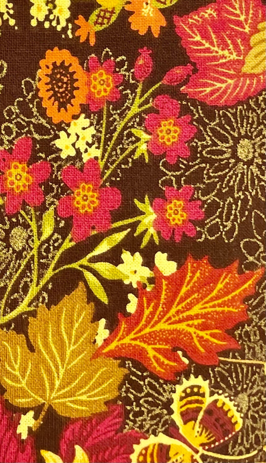 Beautiful fall designer reversible blanket