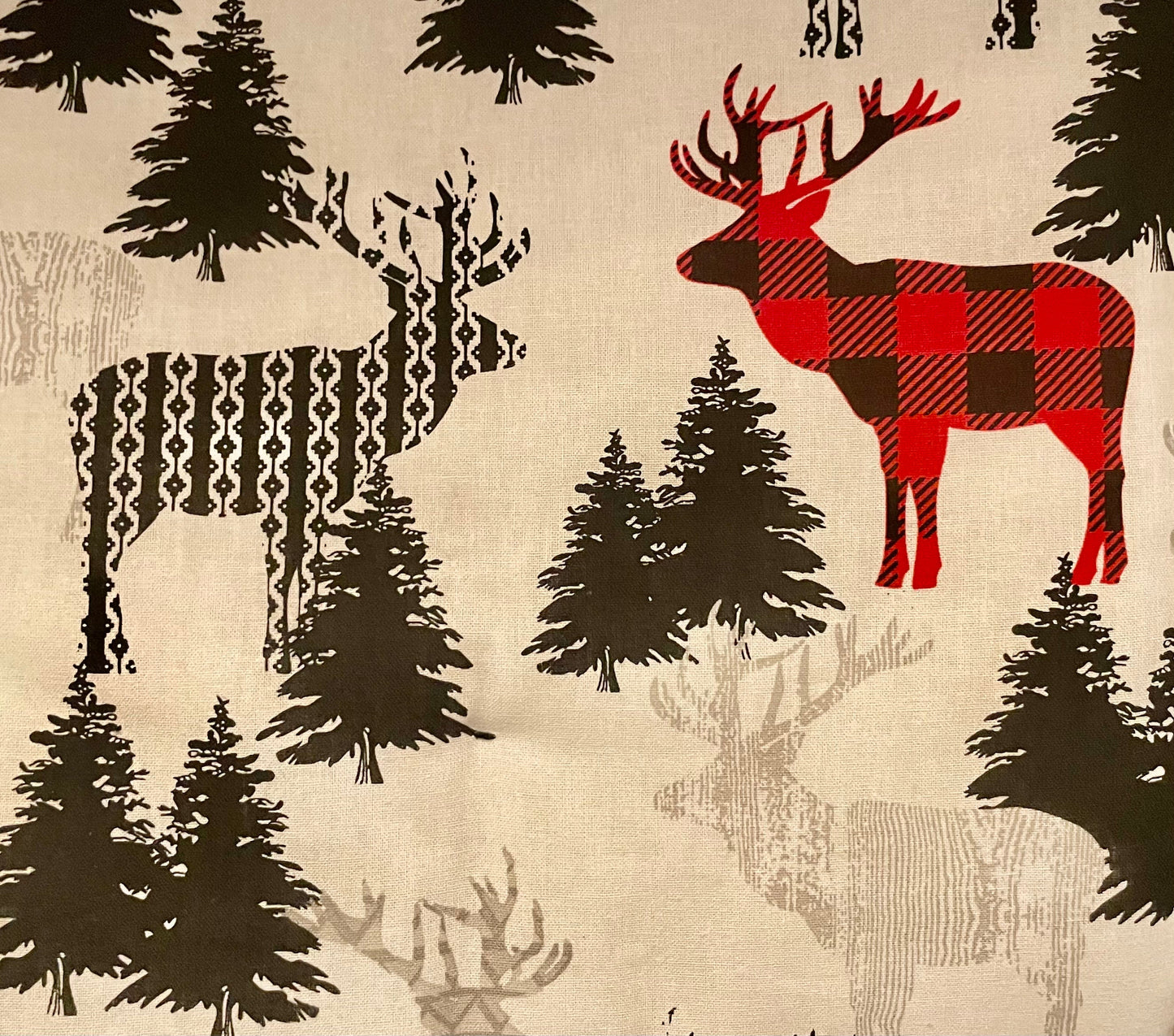 Cozy mountain, cabin blanket and decor