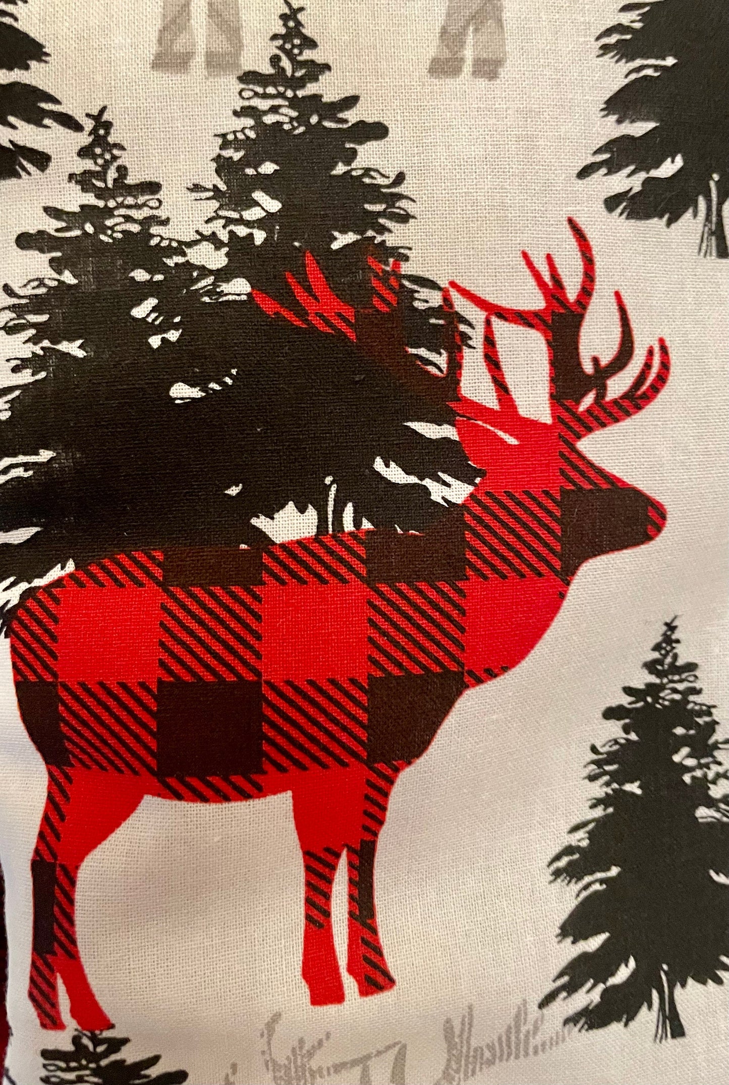 Cozy mountain, cabin blanket and decor