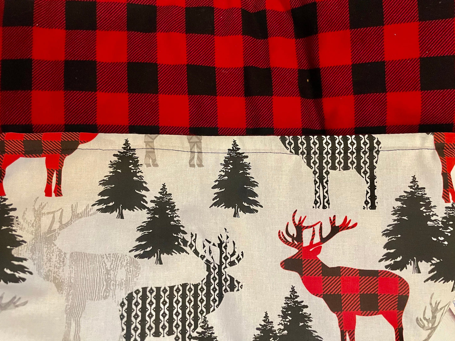 Cozy mountain, cabin blanket and decor