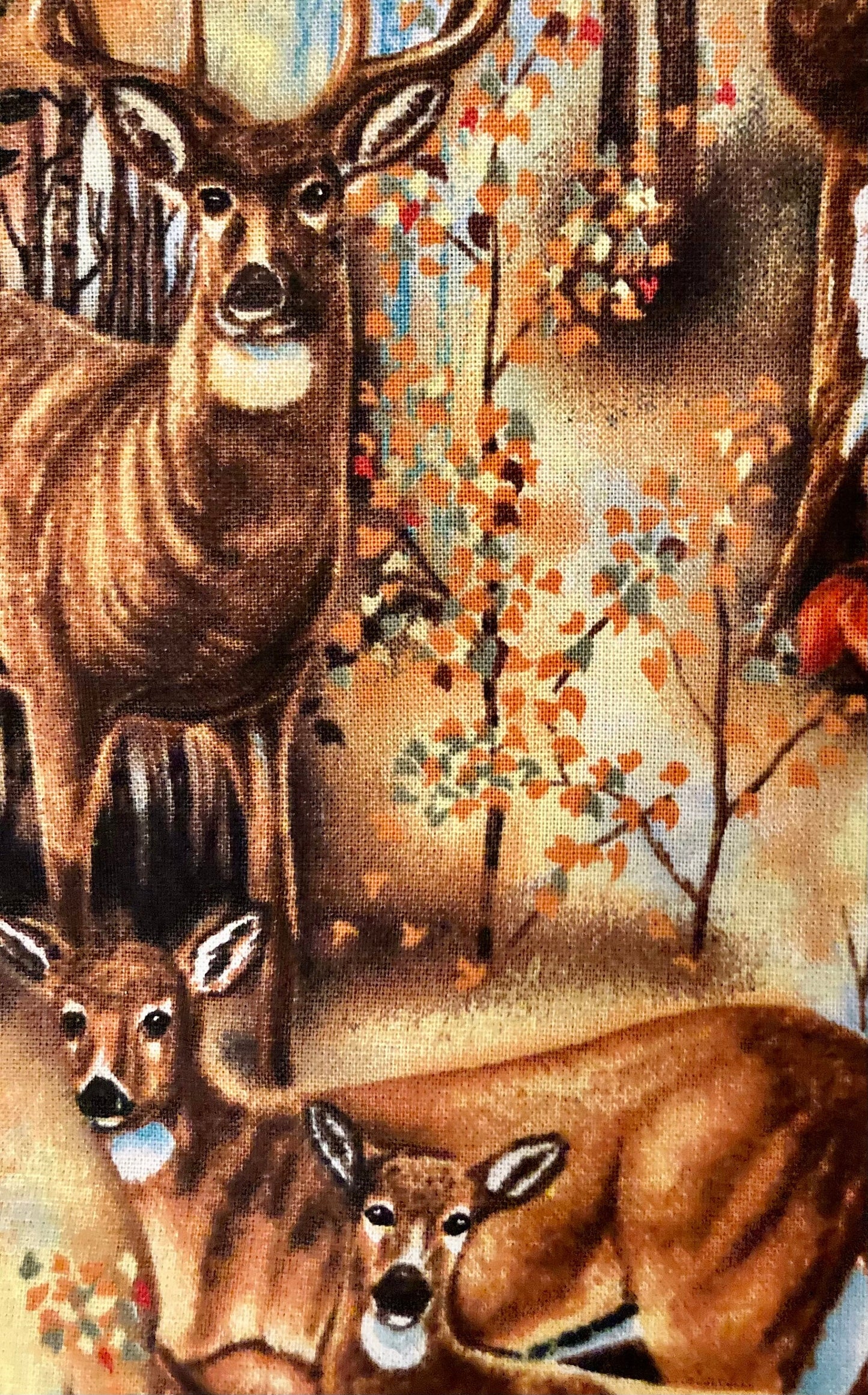 Beautiful Hunting reversible blanket