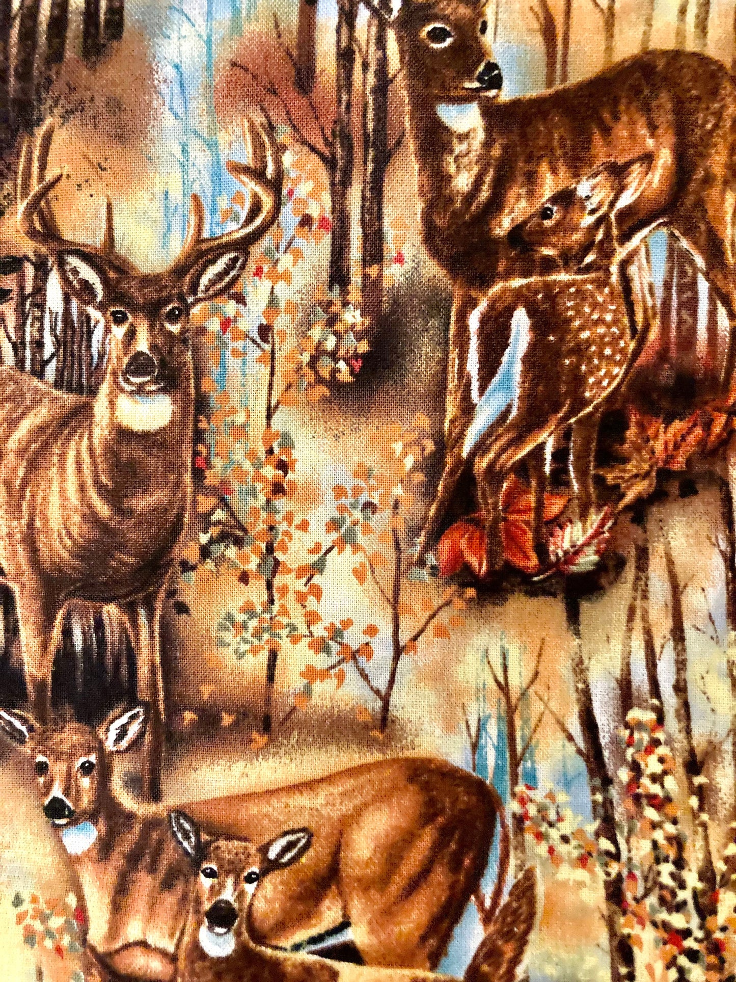 Beautiful Hunting reversible blanket