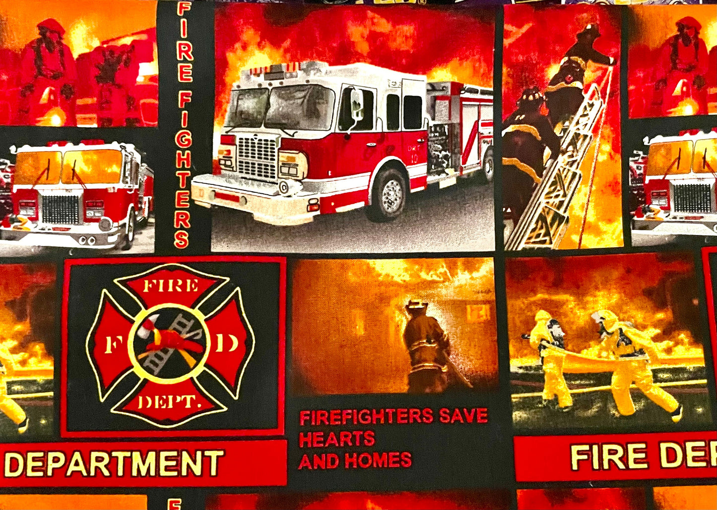 Best Firefighter reversible blanket and gift ever!
