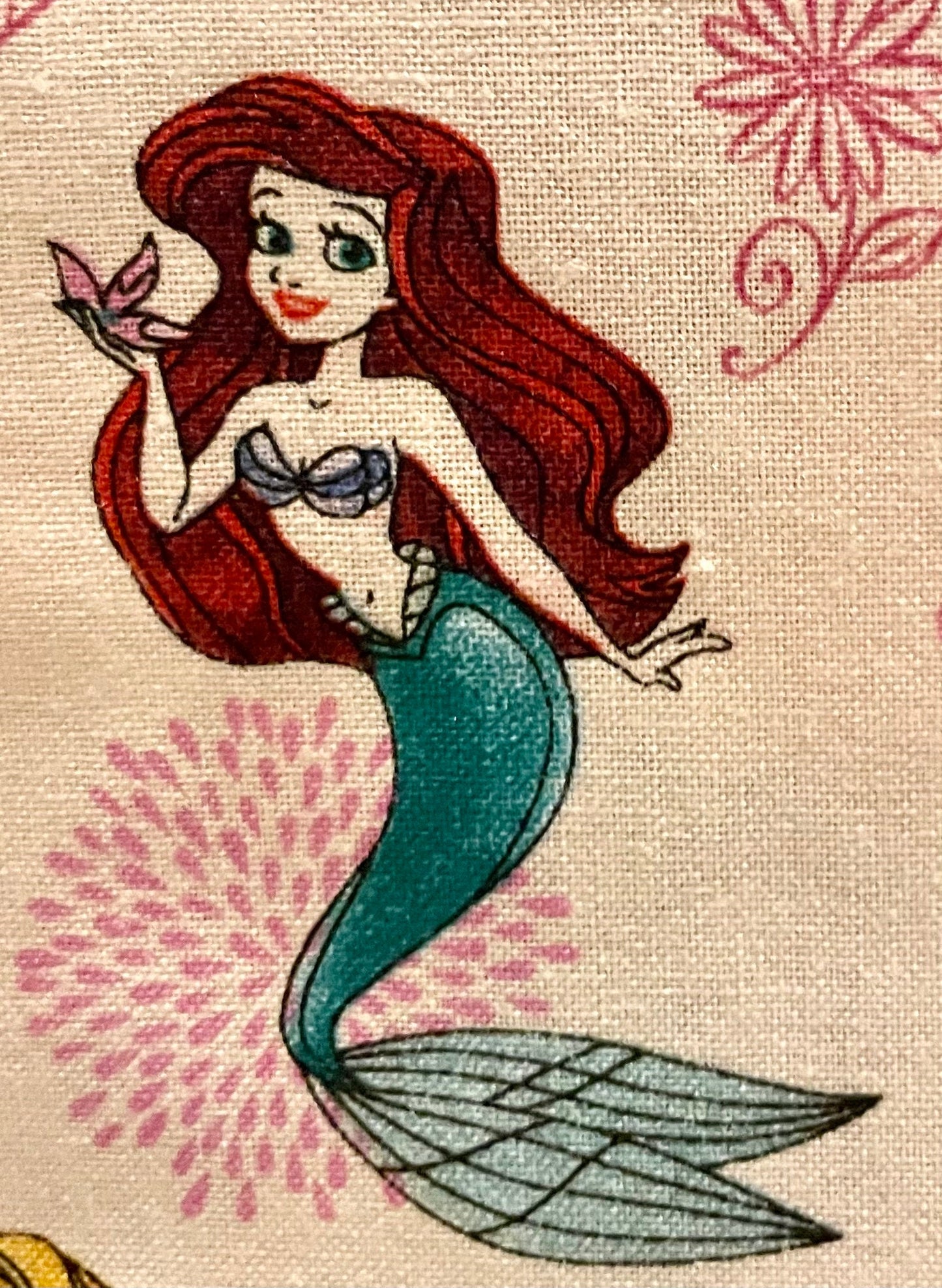 Every Disney Princess reversible handmade blanket