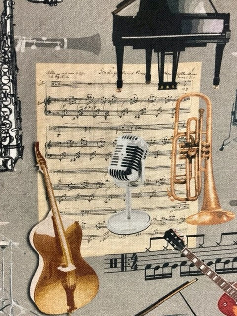 Perfect Jazz and Music Lovers Reversible Blanket