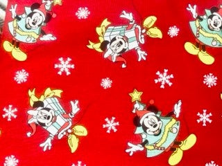 Cutest Mickey and Minnie Mouse Christmas Blanket!