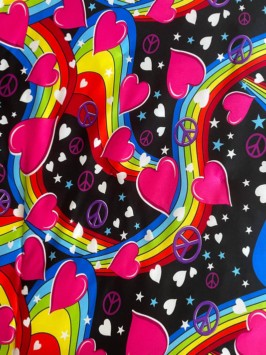 Romantic Silky Valentine's Lap Quilt/Throw