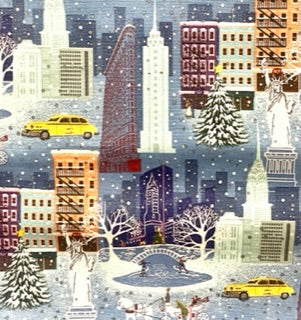 Beautiful NYC Glitter Blanket