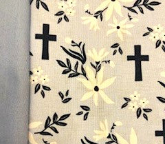 Beautiful Crosses and Flowers Blanket