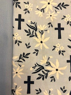 Beautiful Crosses and Flowers Blanket