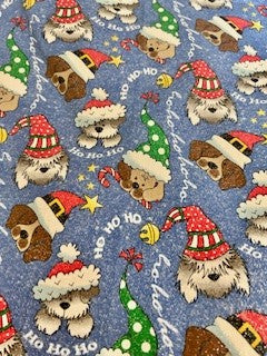 Cute Dog Christmas Blanket