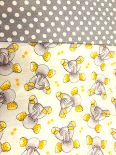 Sweet Snuggly Elephants and Polka Dot Baby Blanket