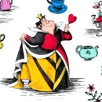 Alice in Wonderland Madhatter handmade blanket