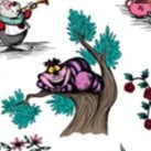 Alice in Wonderland Madhatter handmade blanket