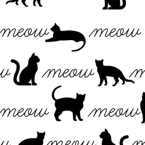 Cute Cat and Meow Blanket