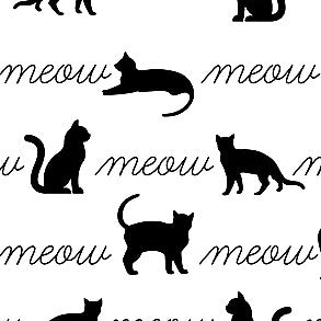 Cute Cat and Meow Blanket