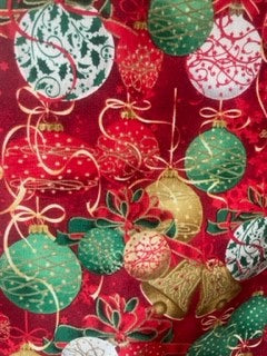 Gorgeous Designer Christmas Ornament Blanket!