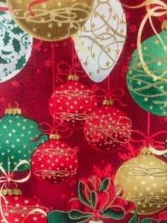 Gorgeous Designer Christmas Ornament Blanket!