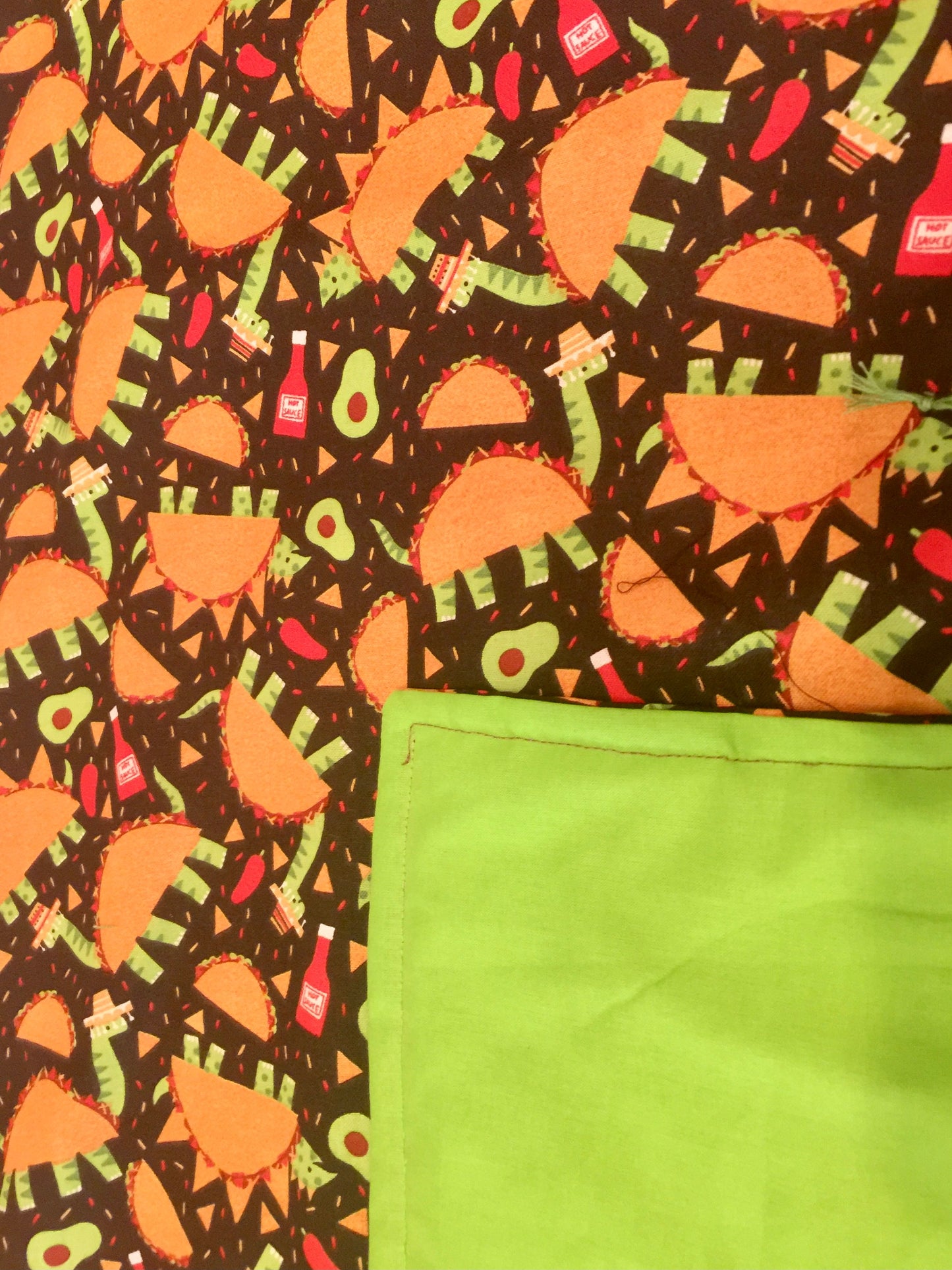 Love Tacos? Love Dinosaurs? Then this is your ultimate cool blanket!