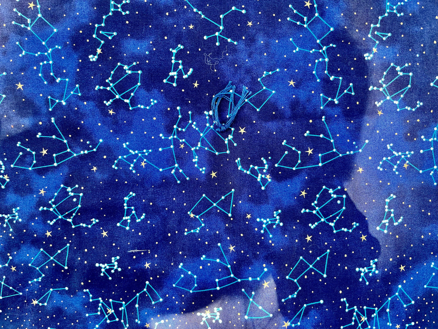 Stunning Constellation and Stars Throw/Lap quilt